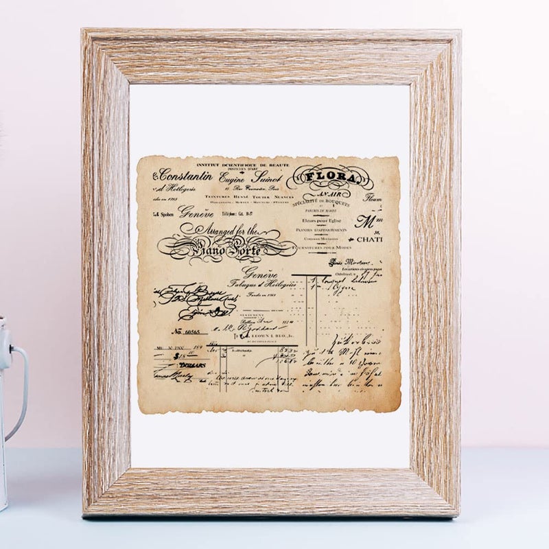 ALIBBON Words Background Clear Stamps for Card Making and Photo Album Decorations, Vintage Script Stamps, Text Letters Transparent Silicone Clear Stamps for Crafting and DIY Scrapbooking - Image 4